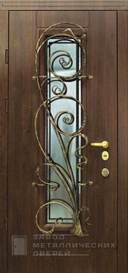 Фото «Дверь с ковкой №17»  в Туле