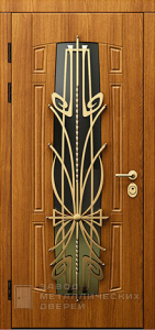 Фото «Дверь с ковкой №9»  в Туле